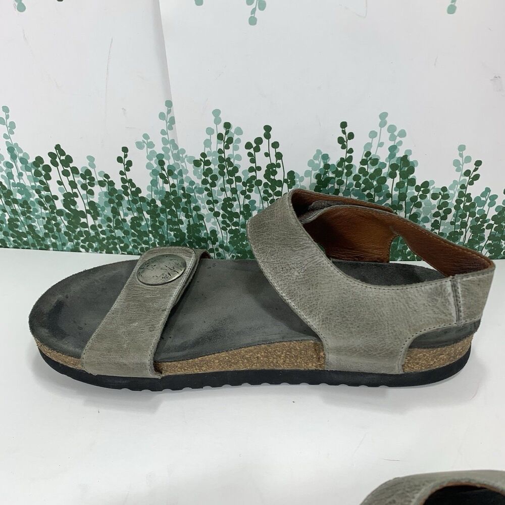 Taos Leather Strap Comfort Slide Sandals Size 9-9.5 Or 40 EU Womens - Picture 7 of 16